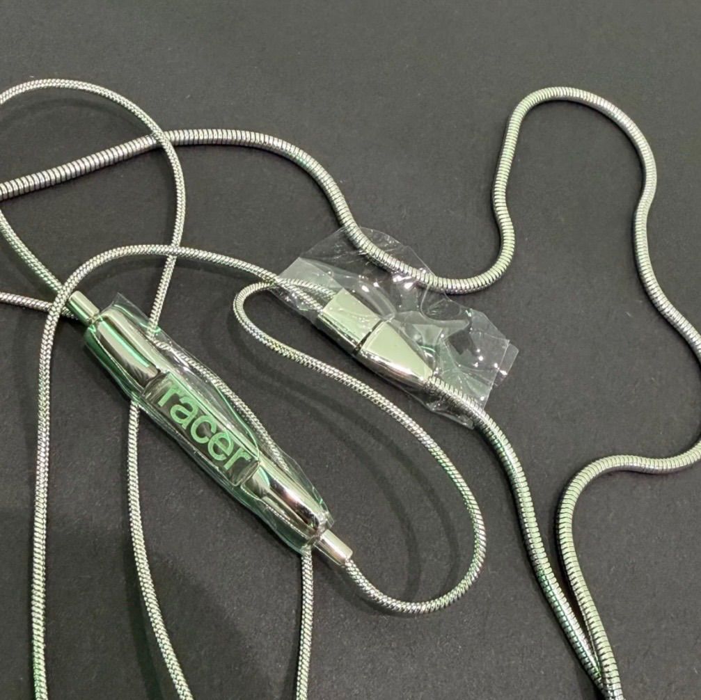 Racer Worldwide イヤホンネックレス シルバー - メルカリ