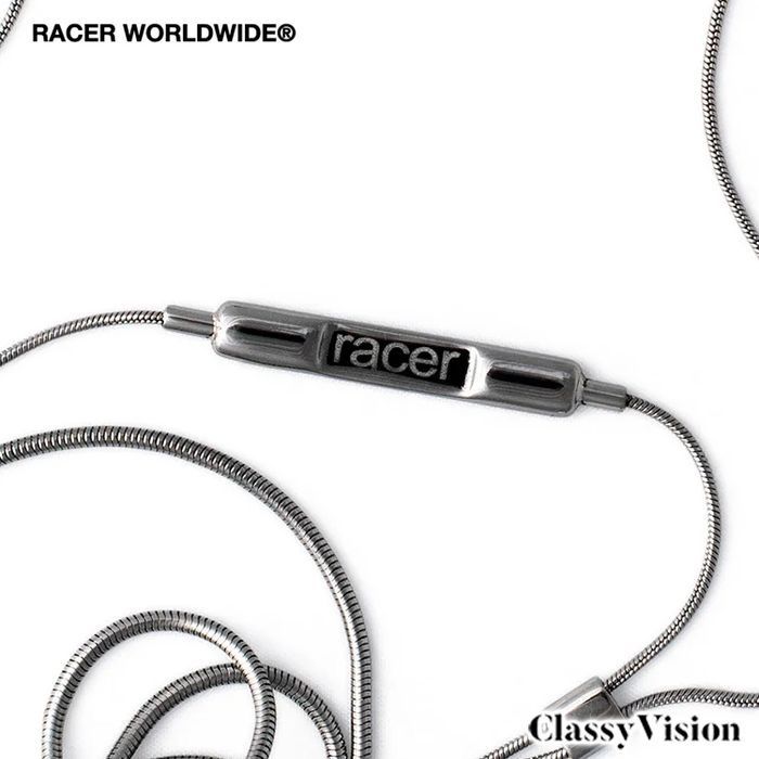 racer worldwide シルバーイヤホン(未使用) Racer Worldwide イヤホンネックレス シルバー - メルカリ