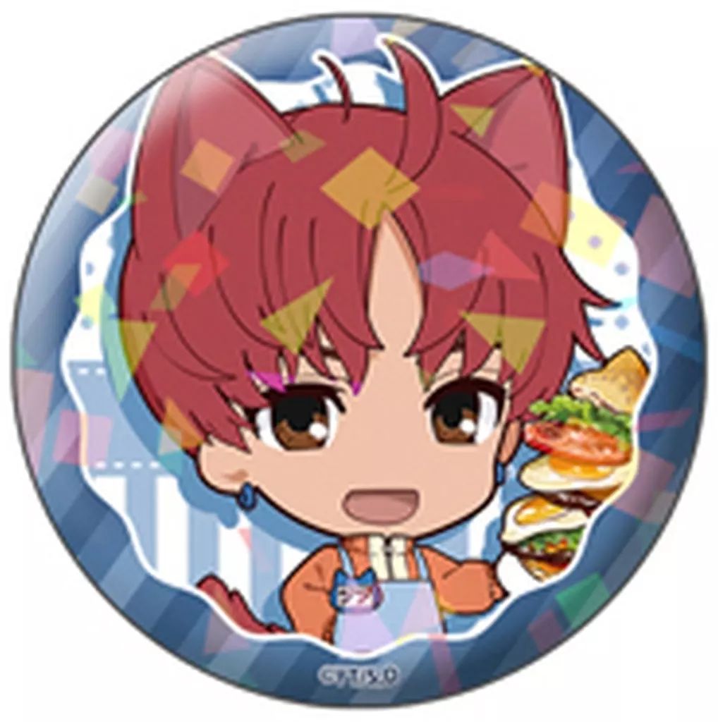 ダンダダン　トレーディング缶バッジ　円城寺仁 中古】バッジ・ビンズ 円城寺仁(ジジ)(ホログラム) 「ダンダダン ぷち