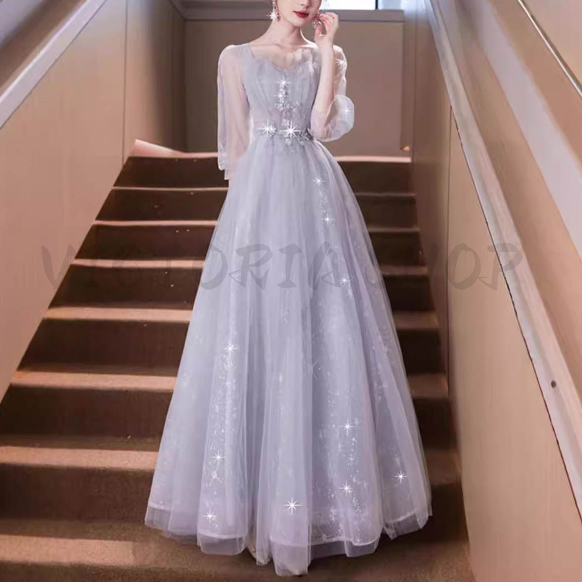 カラードレス カクテルドレス ロングドレス パーティードレス 発表会