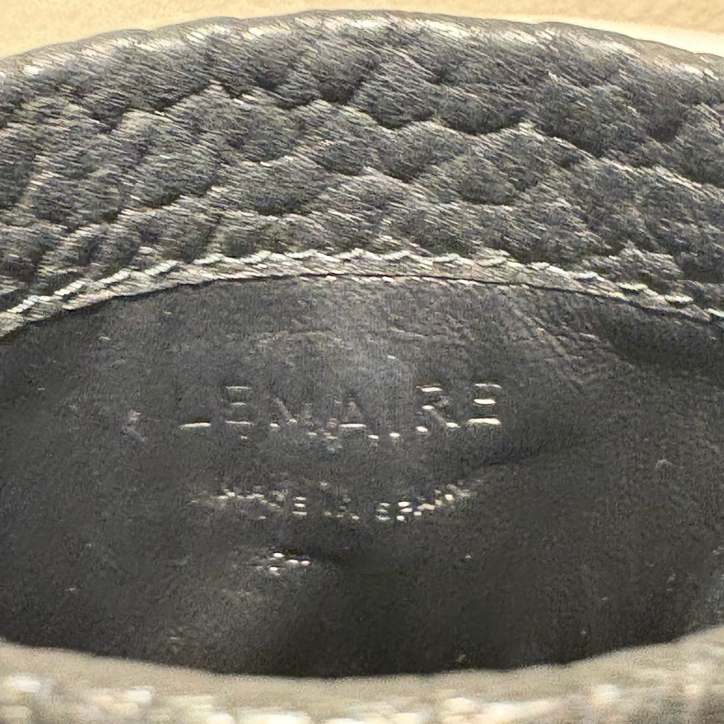 LEMAIRE ルメール Leather Neck Poach レザーポーチ ブラック【代官山