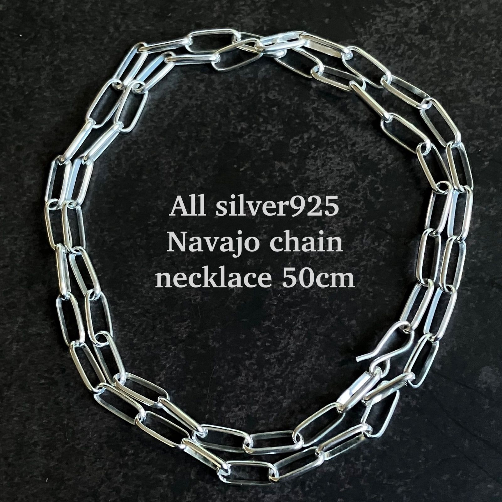 All silver925 ナバホチェーン ネックレス 50cm rmw'tly - メルカリ