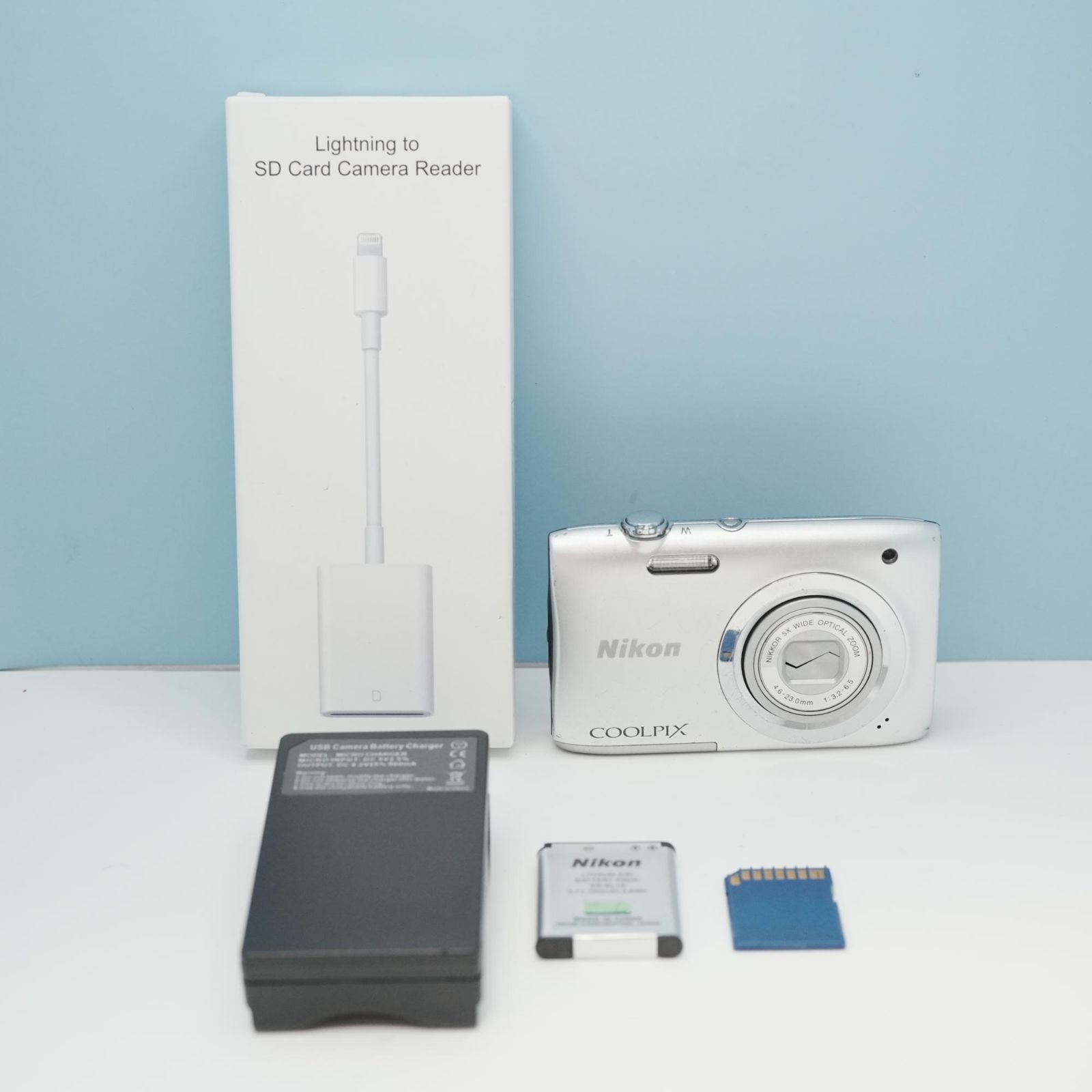 Nikon COOLPIX A100 デジカメ スマホ転送OK フルセット a5375 - メルカリ