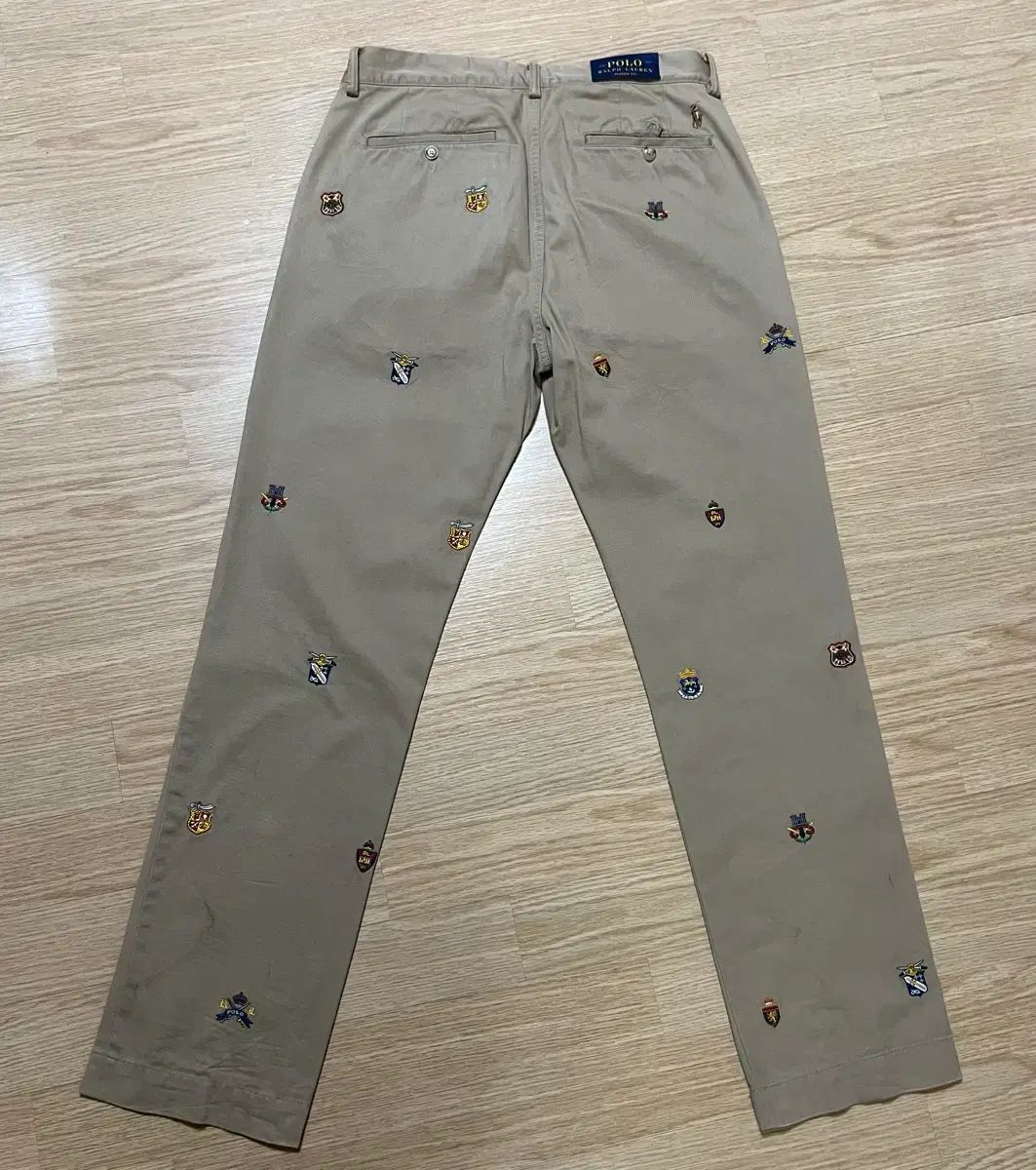 ポロラルフローレン エンブレム チノ コットン パンツ