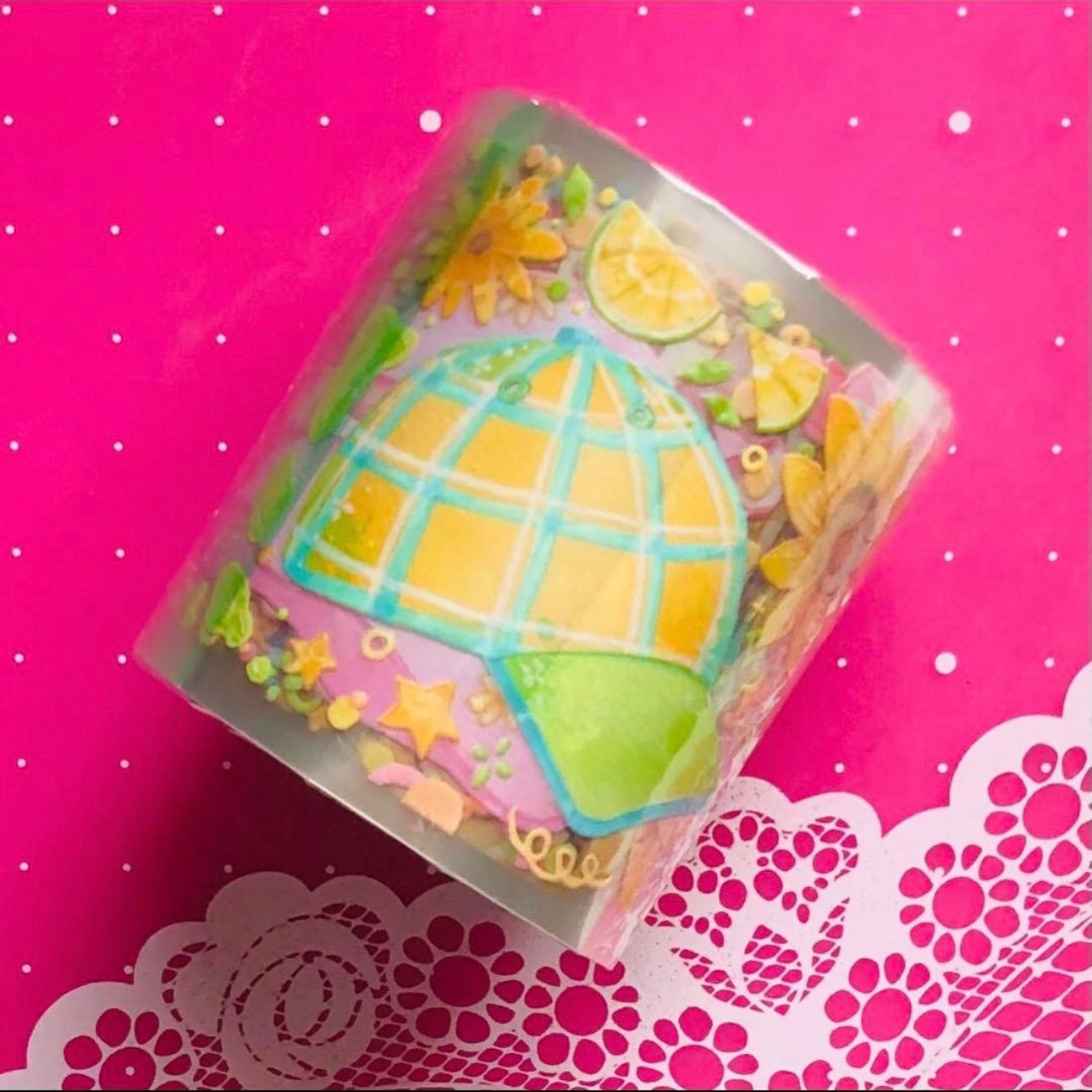 虹光 5.5 cm×10 m 日常帽帽 海外マスキングテープ海外マステ 帽子