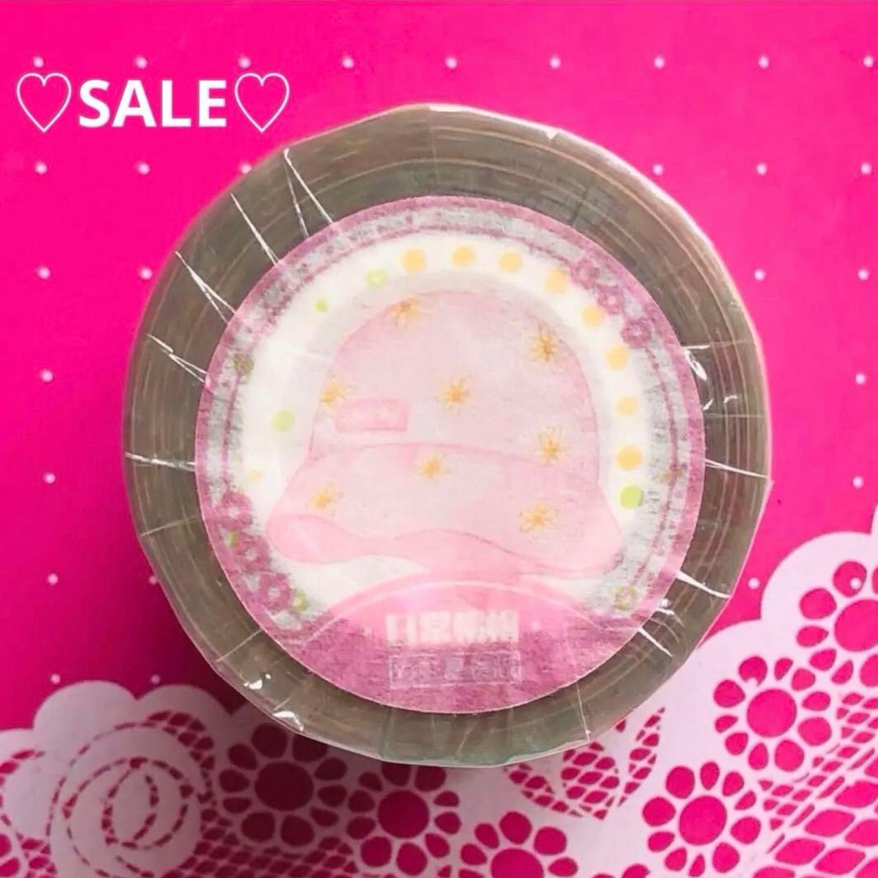 虹光 5 cm 10 m 日常帽帽 海外マスキングテープ海外マステ 帽子