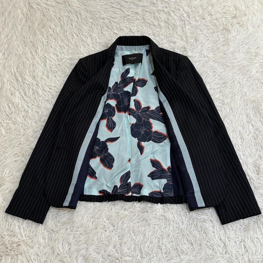 ブランド別 美品 PAUL SMITH 裏地総柄テーラードジャケット 40 ダーク 