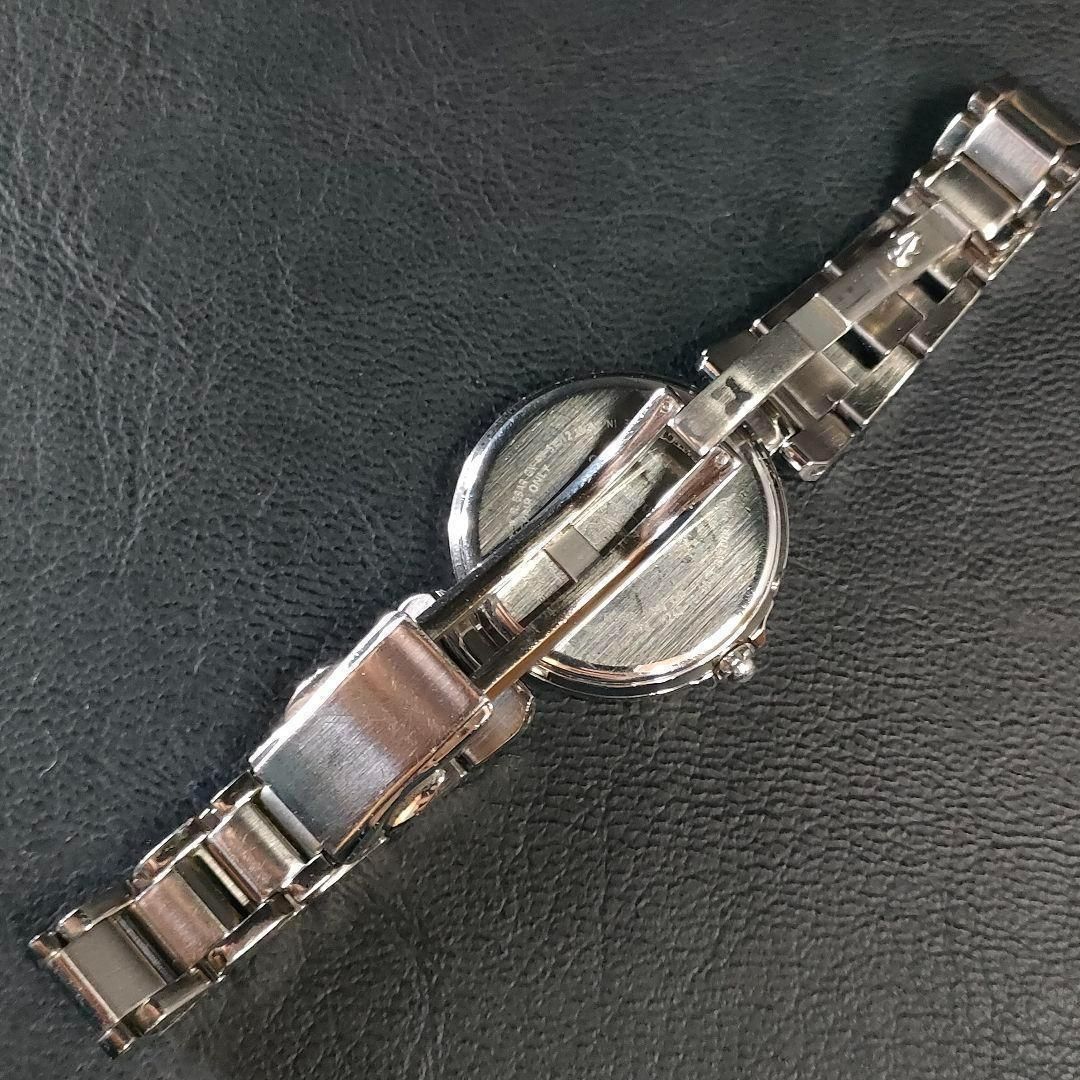 美品 CITIZEN シチズン XC ホワイト シルバー ソーラー レディース