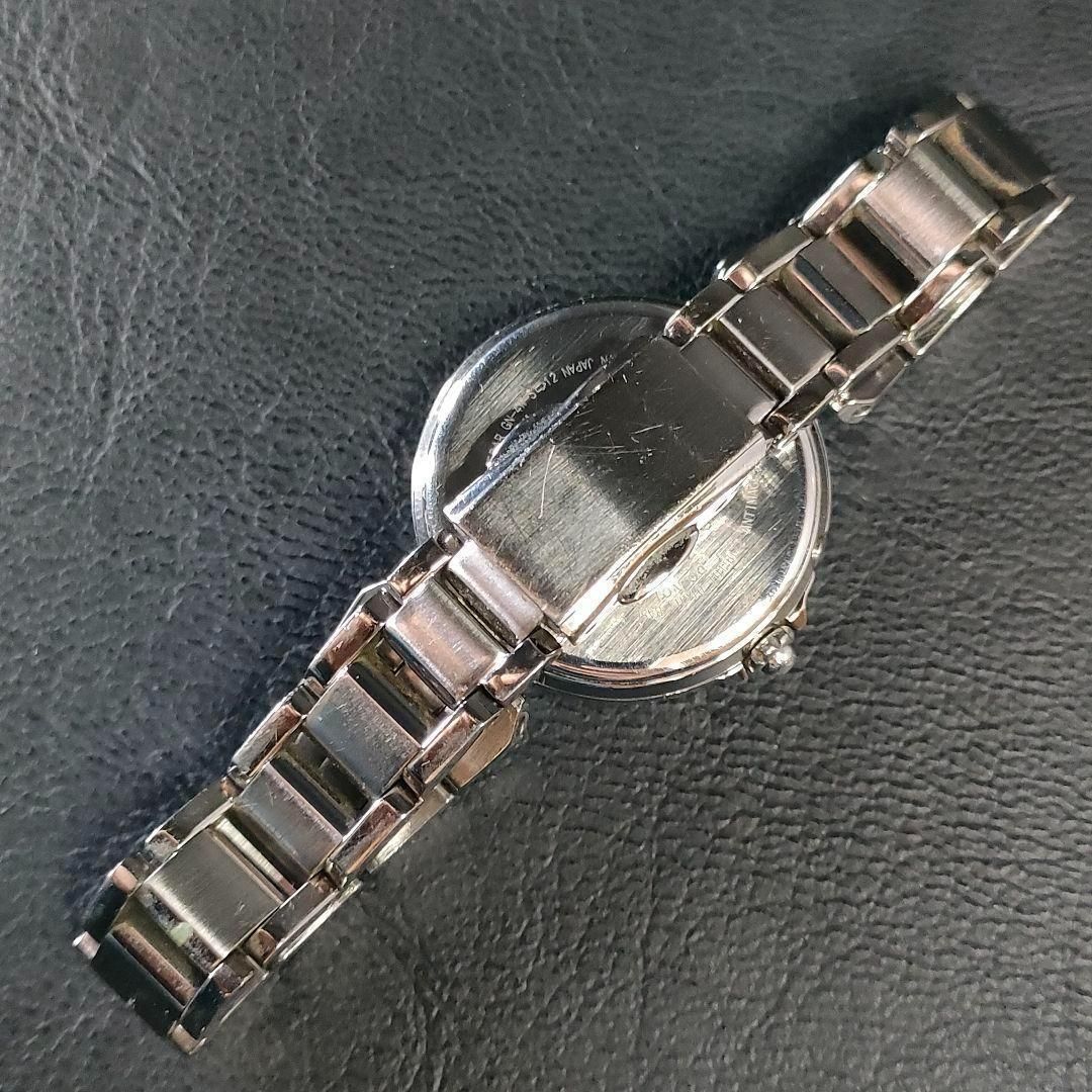 美品 CITIZEN シチズン XC ホワイト シルバー ソーラー レディース