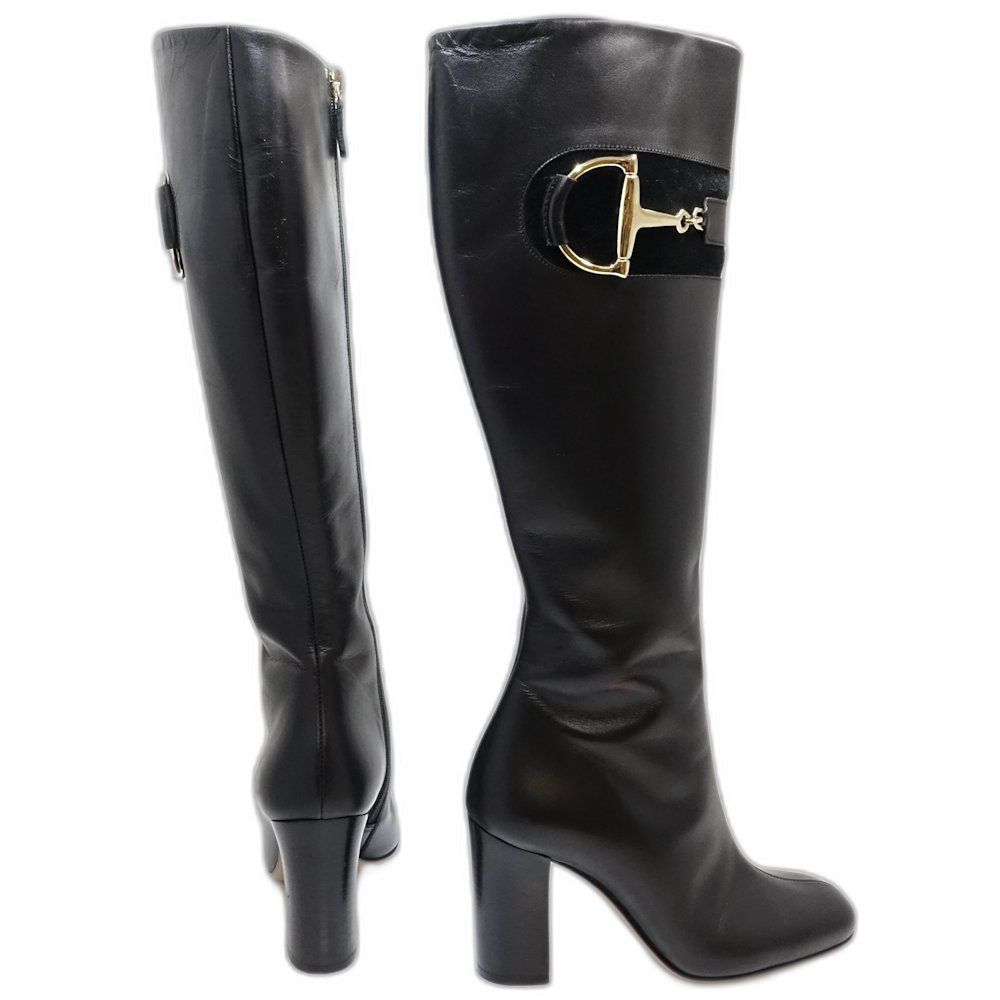 GUCCI グッチ ショップ ブーツ ロング ホースビット 217204 サイズ34 1