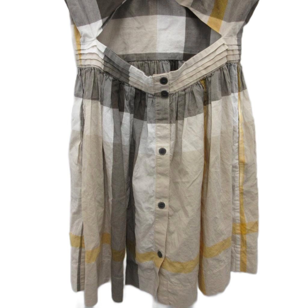 バーバリー ロンドン BURBERRY LONDON ワンピース ノースリーブ ミモレ