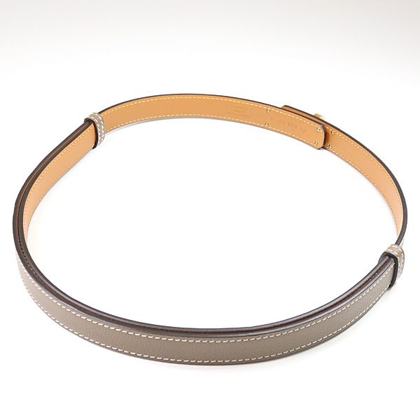 エルメス レディースベルト ケリー 18 ヴォー・エプソン エトゥープ