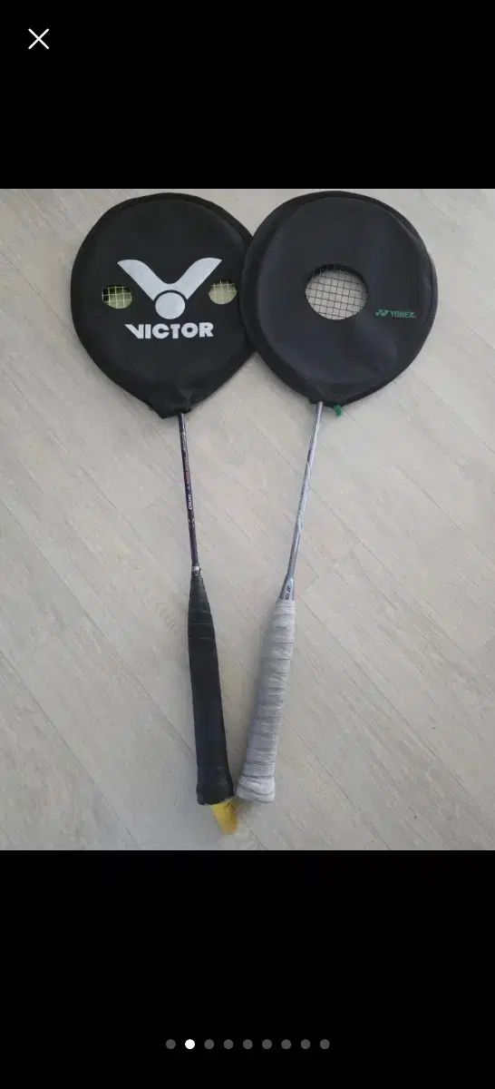 VICTOR ビクター YONEX ヨネックス バドミントン ラケット 2点 バッグ シューズ