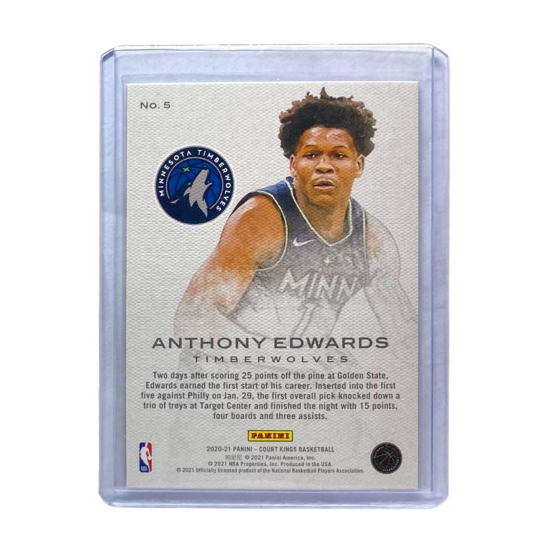 PANINI NBAカード COURT KINGS ANTHONY EDWARDS 5 IT 2