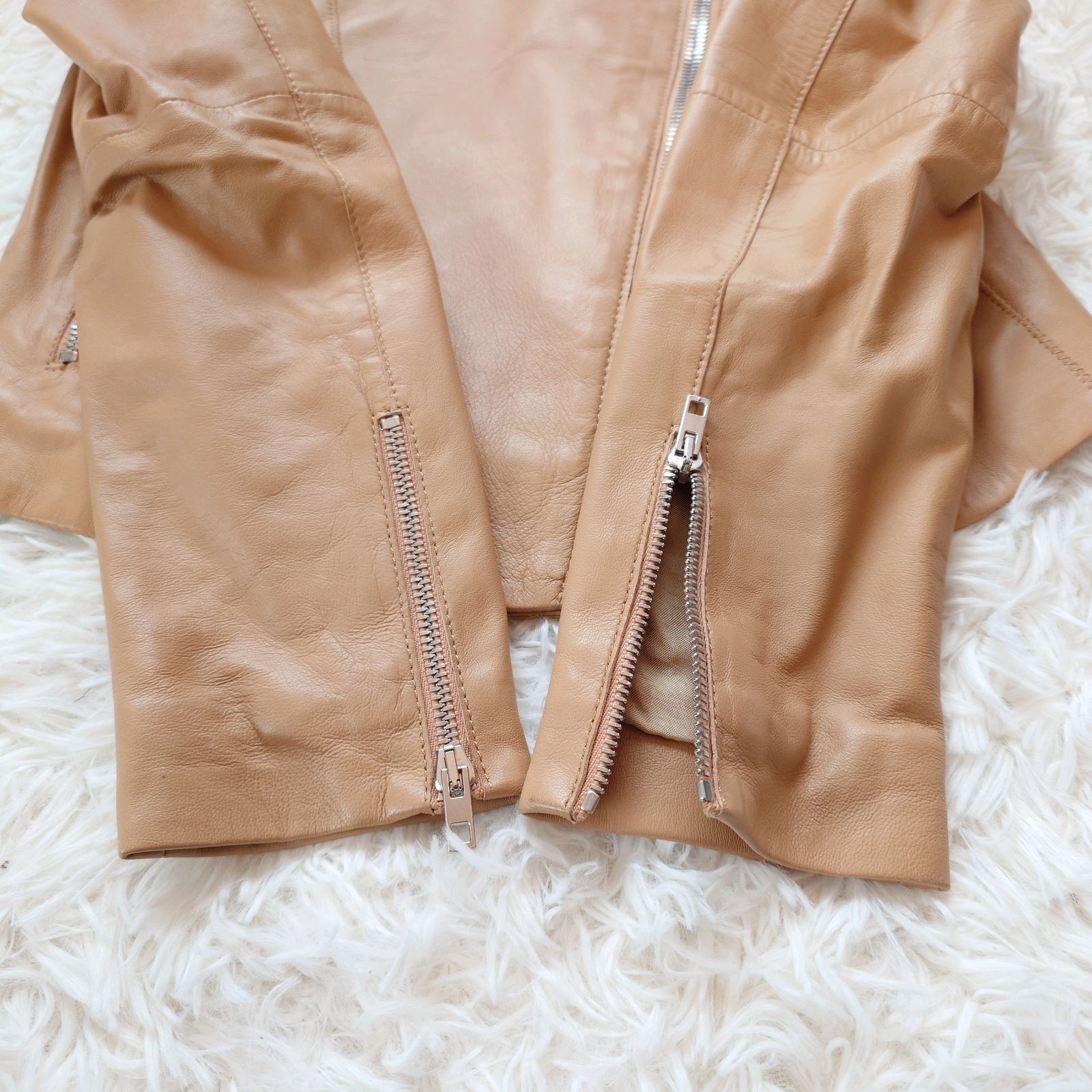 美品 ジョゼフ JOSEPH ダブル ライダースジャケット レザージャケット