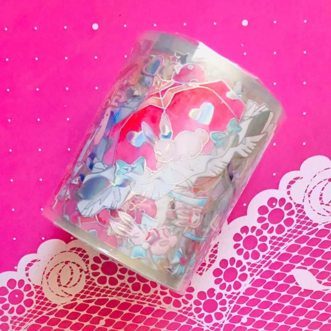 水晶 6 cm 10 m 爱丽丝的伞 海外マスキングテープ 海外マステ アリス 傘