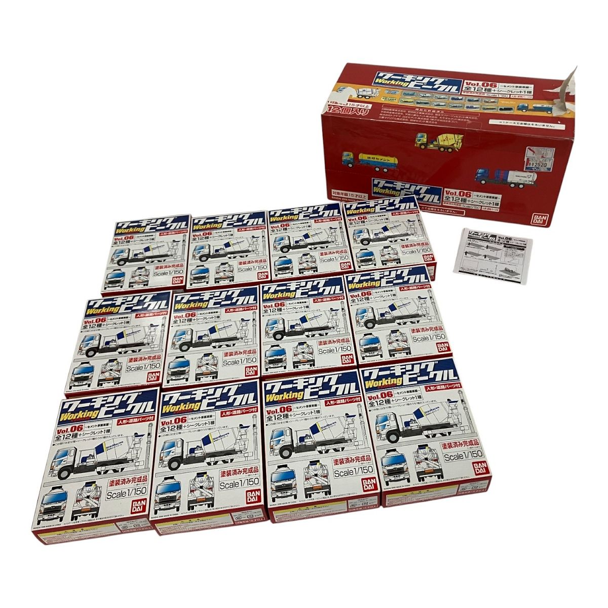 BANDAI バンダイ ワーキングビークル Vol 06 セメント事業車編 入り 1 150スケール 詳細未