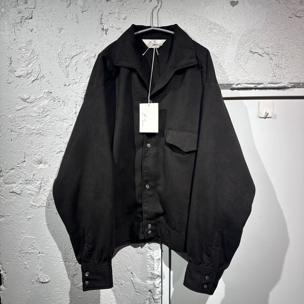 ANCELLM アンセルム 24AW VEGAN SUEDE SHIRT JACKET スウェードシャツ