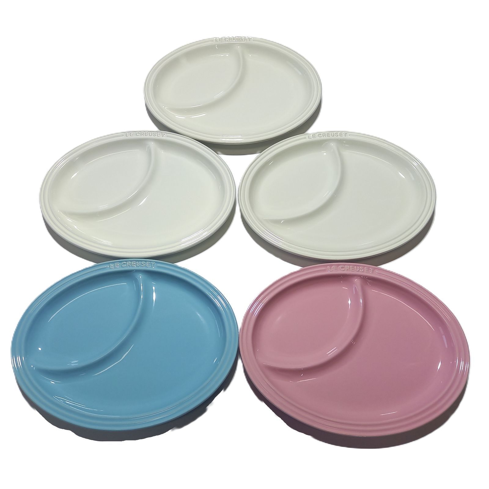 ル クルーゼ マルチオーバルプレート セット LE CREUSET