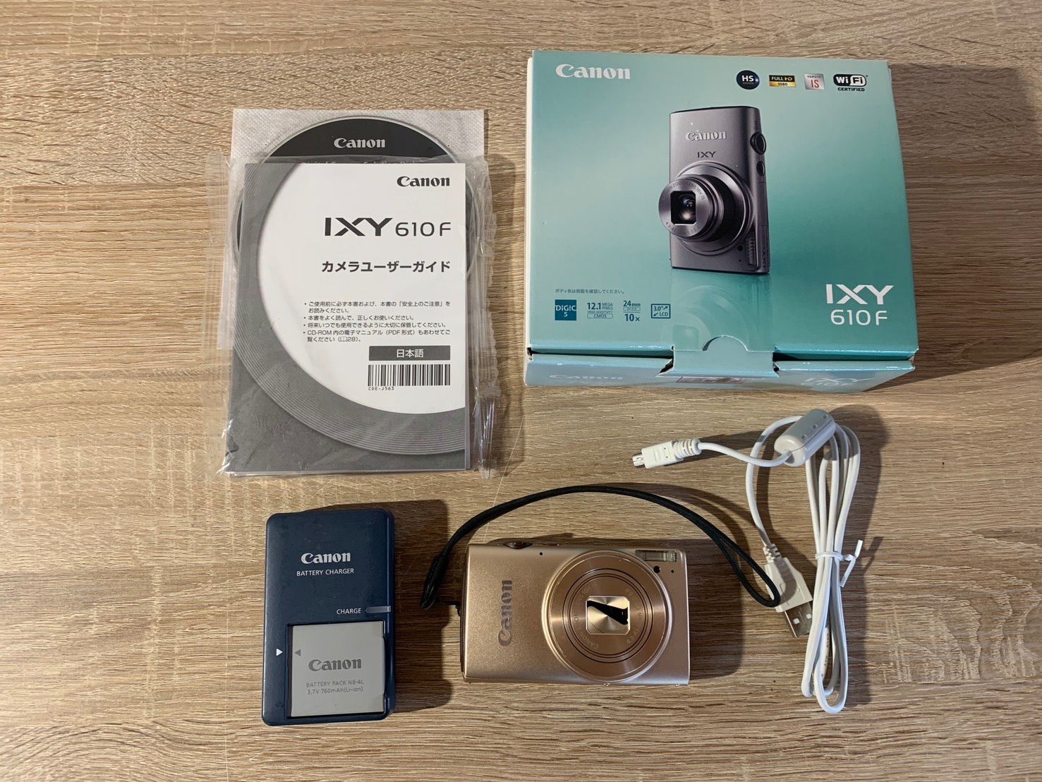 6839 Canon IXY 610F ゴールド デジカメ 美品 - メルカリ