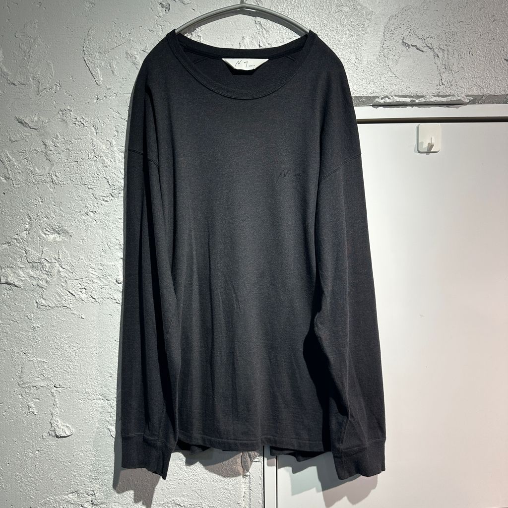 ANCELLM アンセルム 25SS UNEVENNESS LS T-SHIRT 長袖Tシャツ ANC