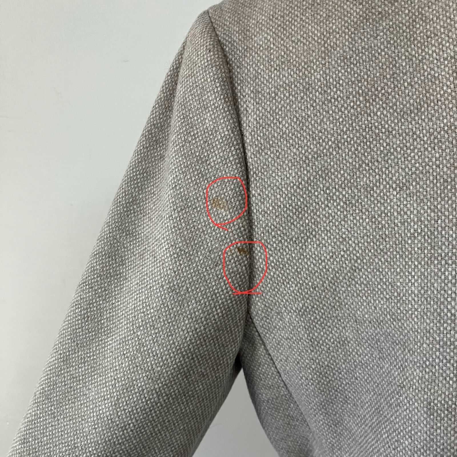 MaxMara WEEKEND LINE ジャケット ノーカラー ベージュ 38 M相当