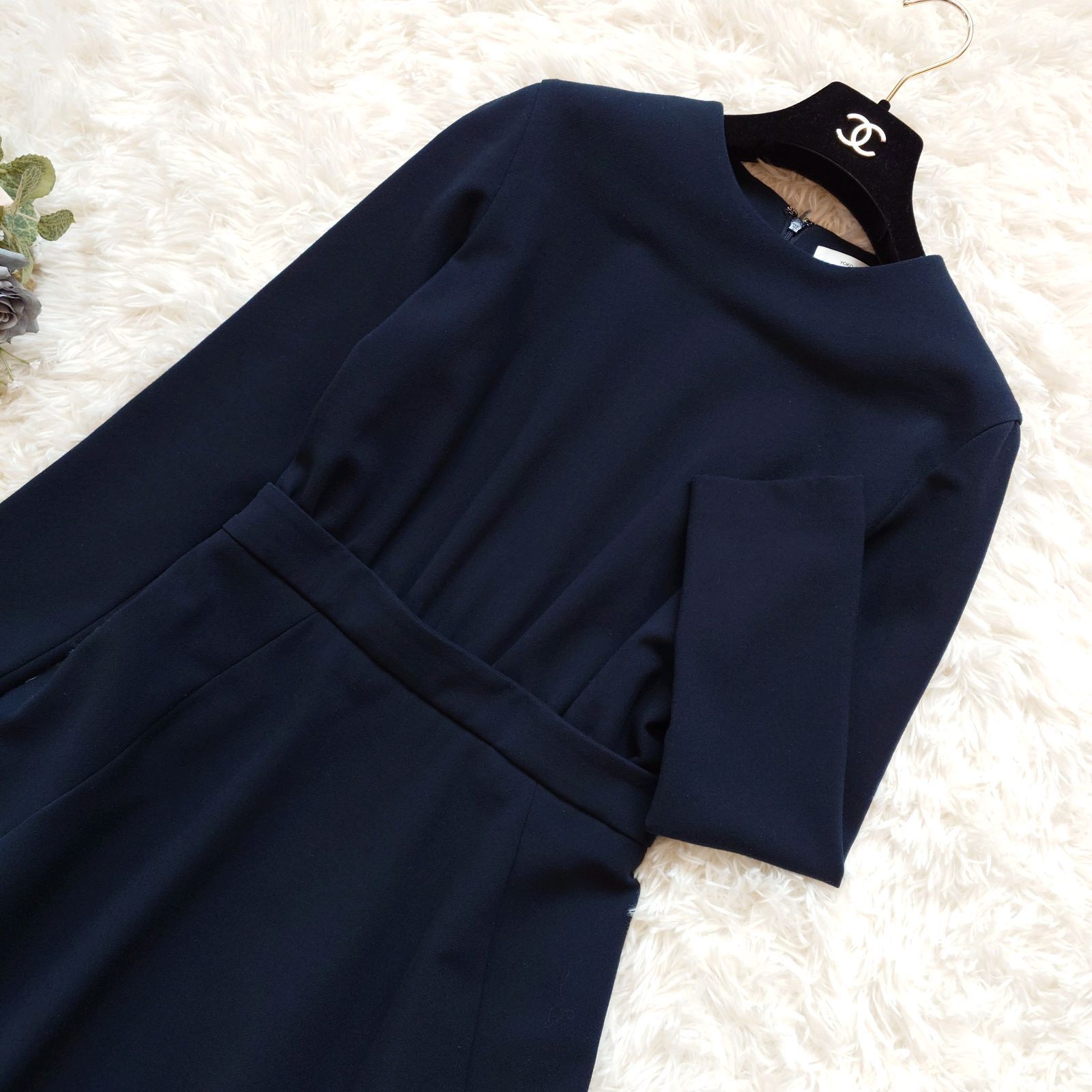 ヨーコチャン YOCOCHAN フレア レイヤード ドレス ロング ワンピース