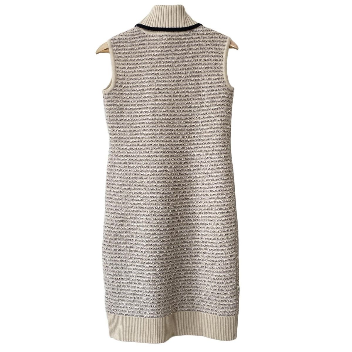 Rene(ルネ) ワンピース サイズ34 S レディース - ベージュ×黒×グレー