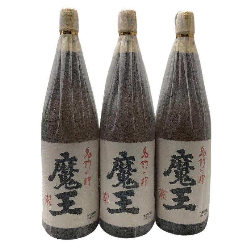未開封　焼酎魔王白玉醸造 ３本セット 3本セット 本格芋焼酎 魔王 1800ml 25度 白玉醸造 詰め日2025年3月