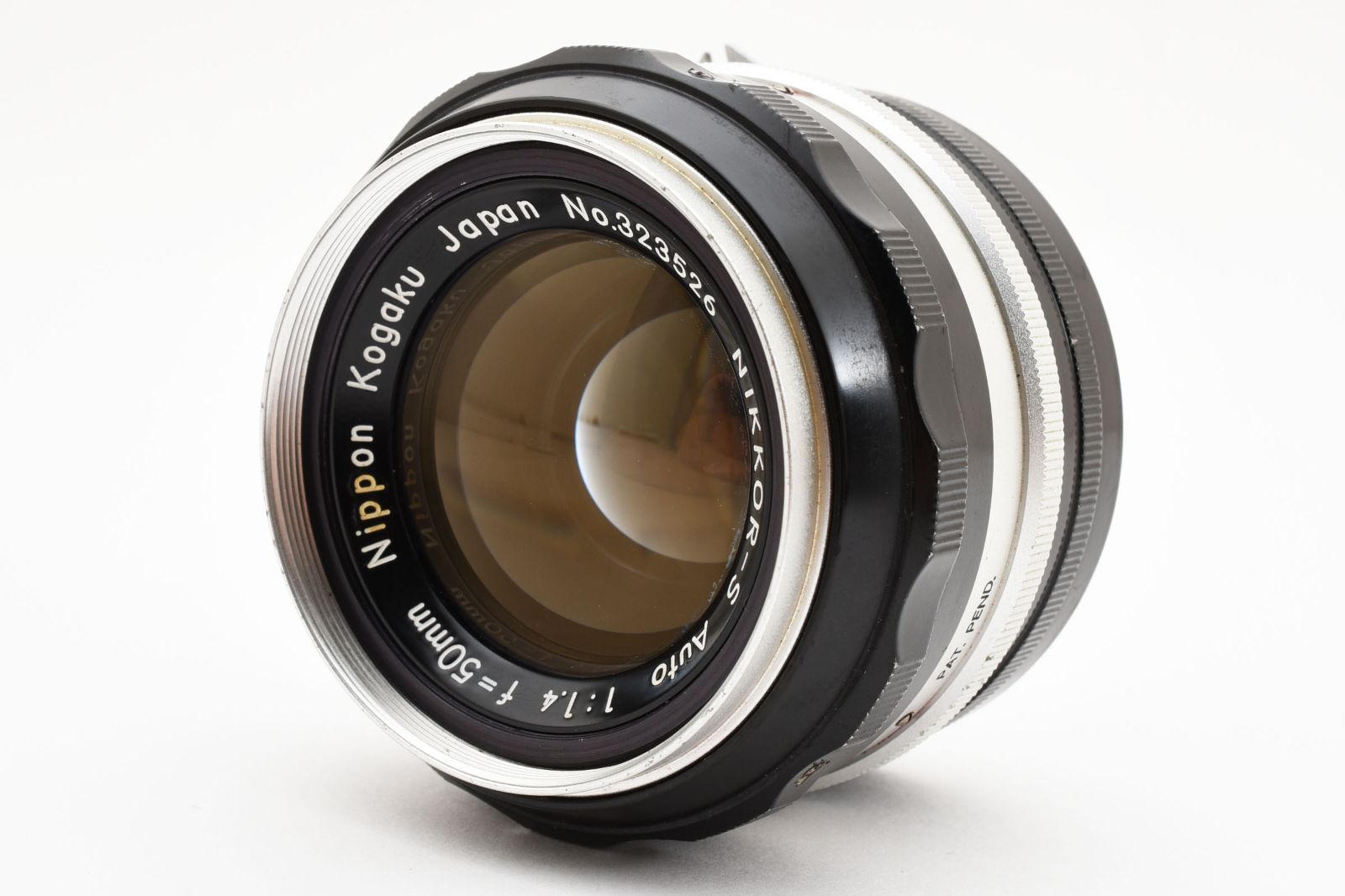 3351 L ニコン Nikon Nikkor S Auto Non Ai 50 mm f 1 4 MF Lens PAT PEND