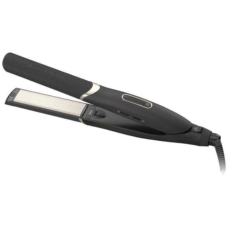 コイズミ KOIZUMI マイナスイオン ストレートアイロン Salon Sense サロンセンス 24 mm 80℃～200℃ 海外対応 交流 コード 式 ブラック KHS 8770 K