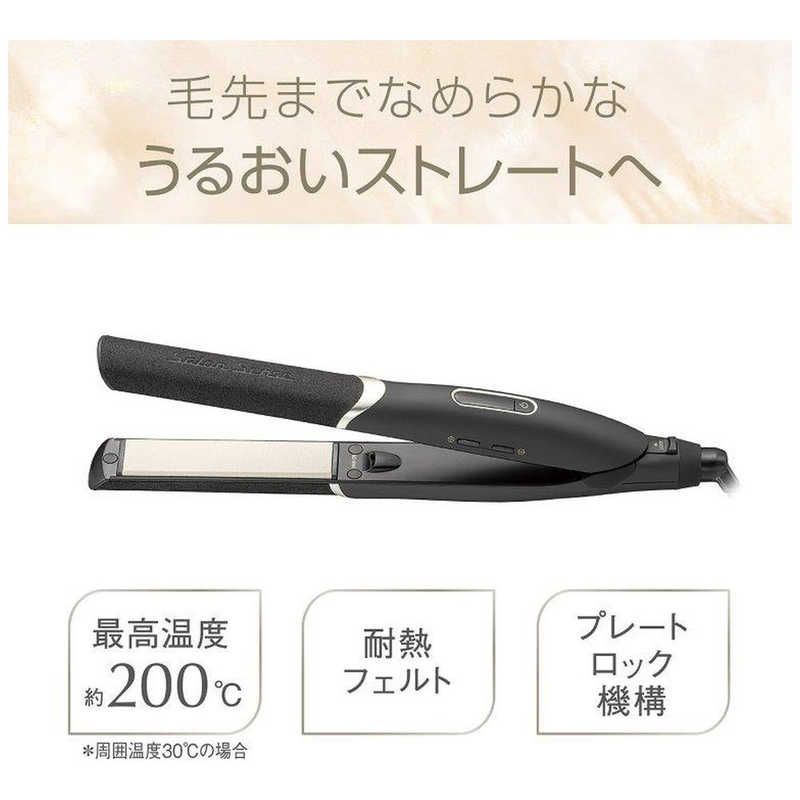 コイズミ KOIZUMI マイナスイオン ストレートアイロン Salon Sense サロンセンス 24 mm 80℃～200℃ 海外対応 交流 コード 式 ブラック KHS-8770 K