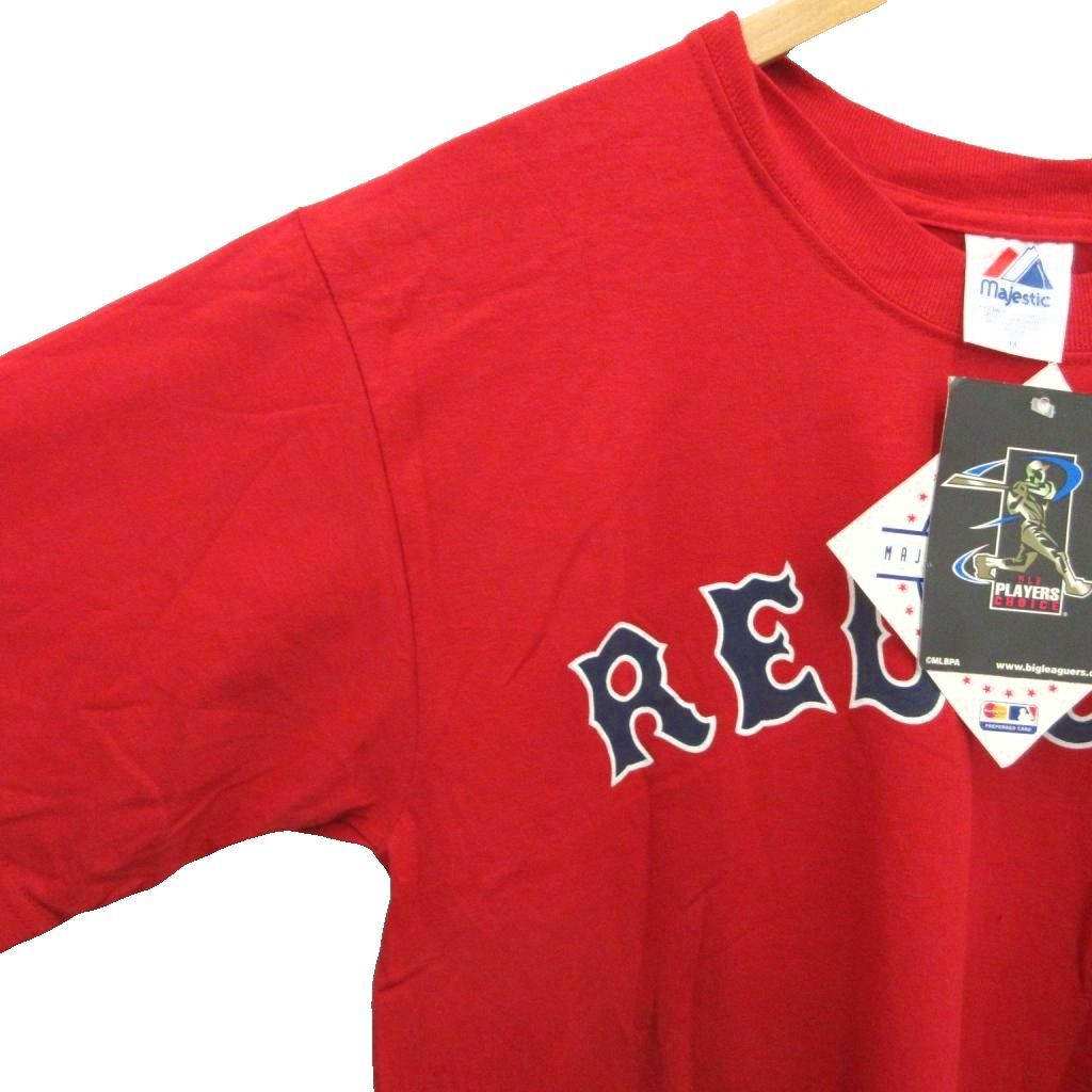 マジェスティック MAJESTIC タグ付き RED SOX プリントTシャツ 半袖