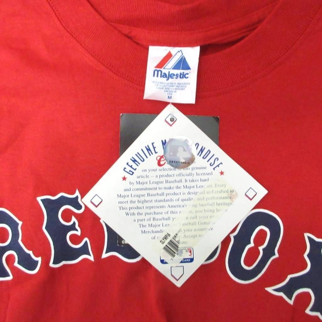 マジェスティック MAJESTIC タグ付き RED SOX プリントTシャツ 半袖