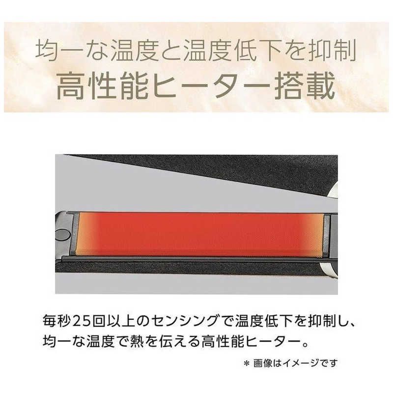  コイズミ KOIZUMI マイナスイオン ストレートアイロン Salon Sense サロンセンス 24 mm 80℃～200℃ 海外対応 交流 コード 式 ブラック KHS-8770 K ストレートヘアアイロン ヘアアイロン