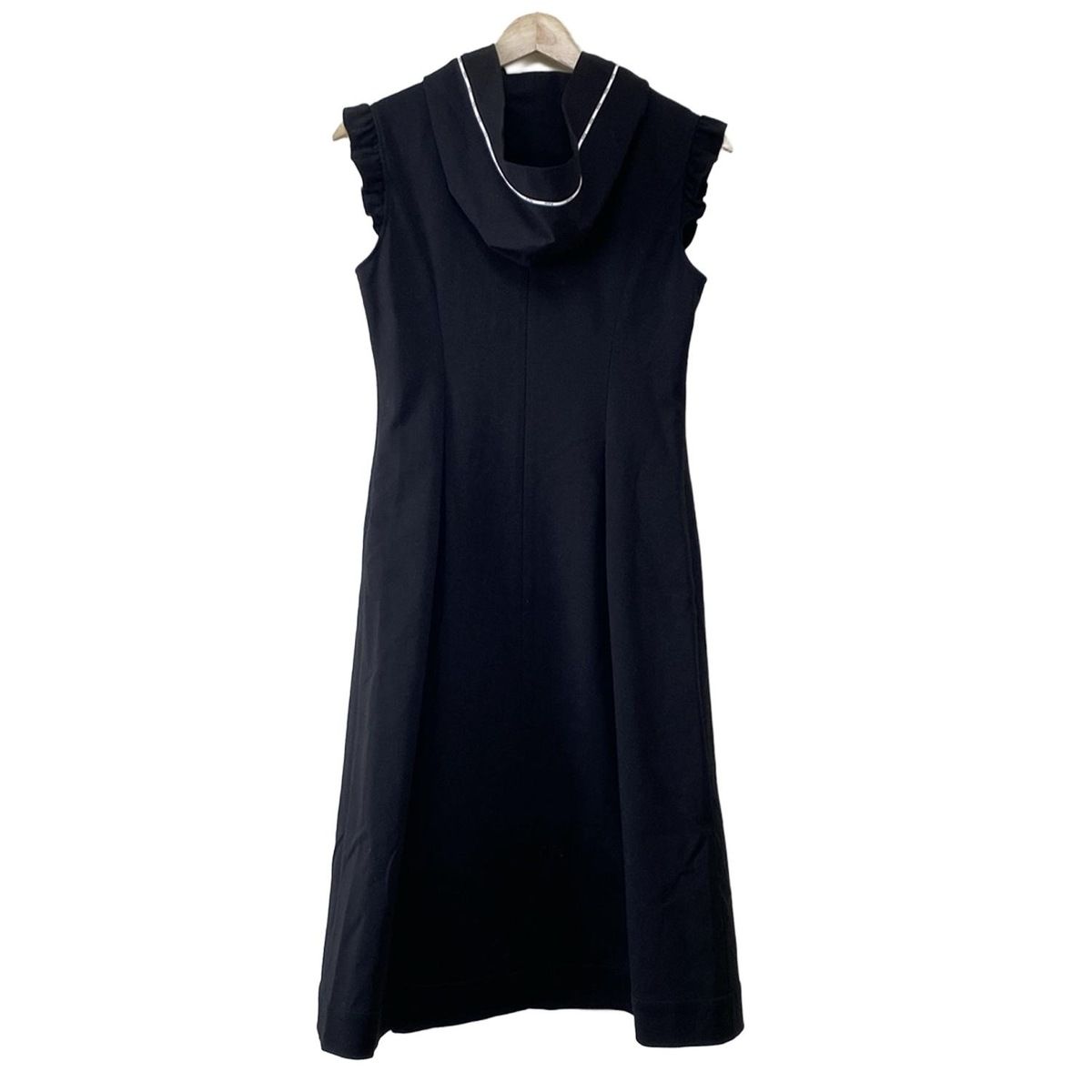 Rene(ルネ) ワンピース サイズ34 S レディース - 黒×白 ノースリーブ