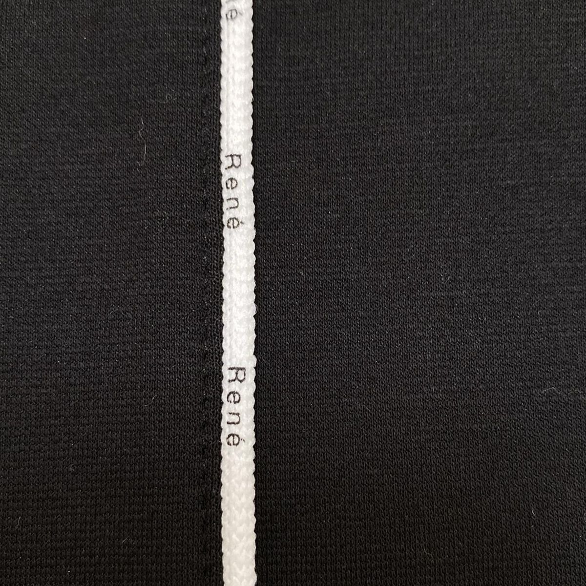 Rene(ルネ) ワンピース サイズ34 S レディース - 黒×白 ノースリーブ