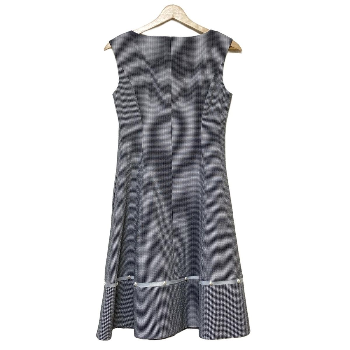 Rene(ルネ) ワンピース サイズ34 S レディース - 白×黒 ノースリーブ