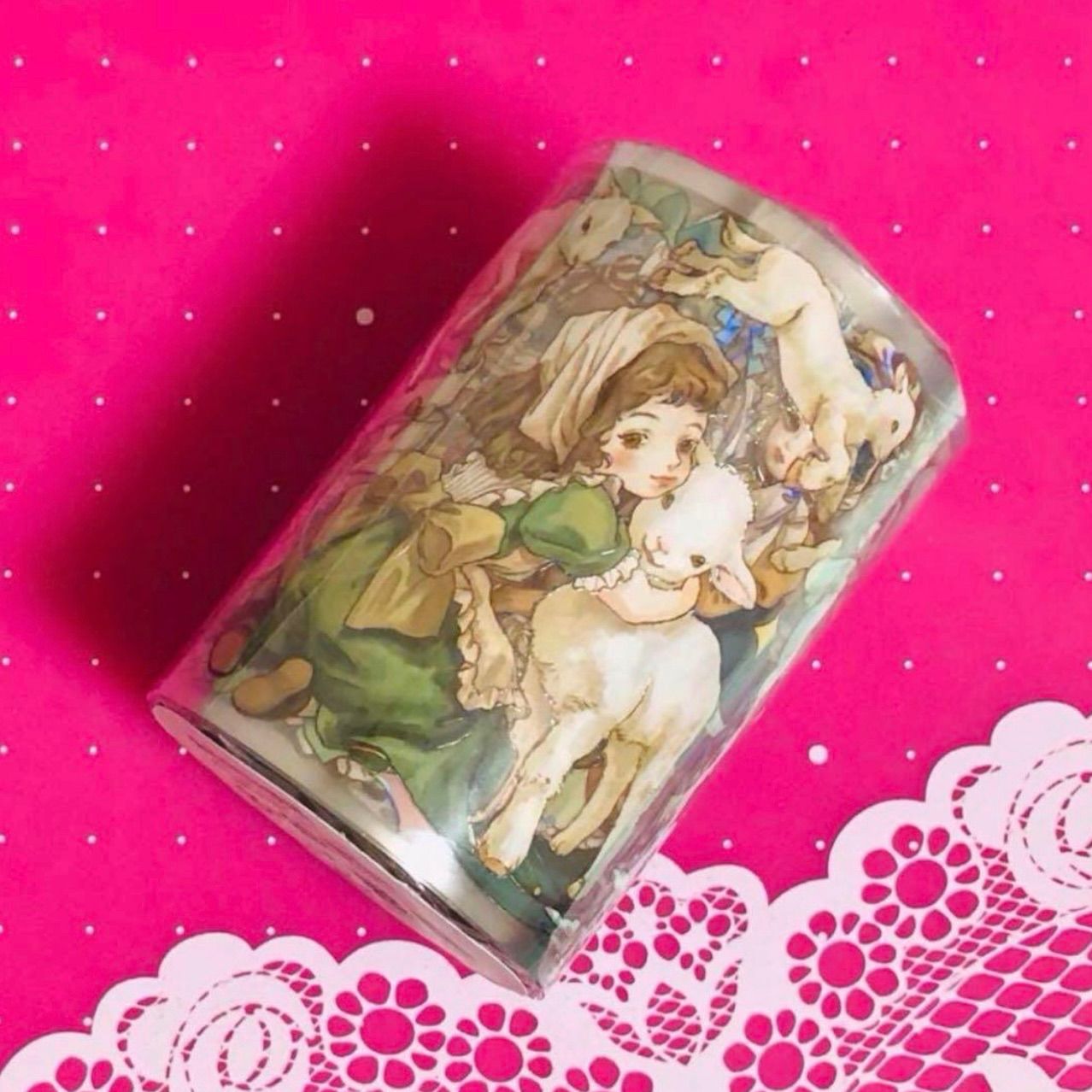 炫彩 7 cm×10 m 朵拉的玩偶屋 海外マステ 海外マスキングテープ 人物