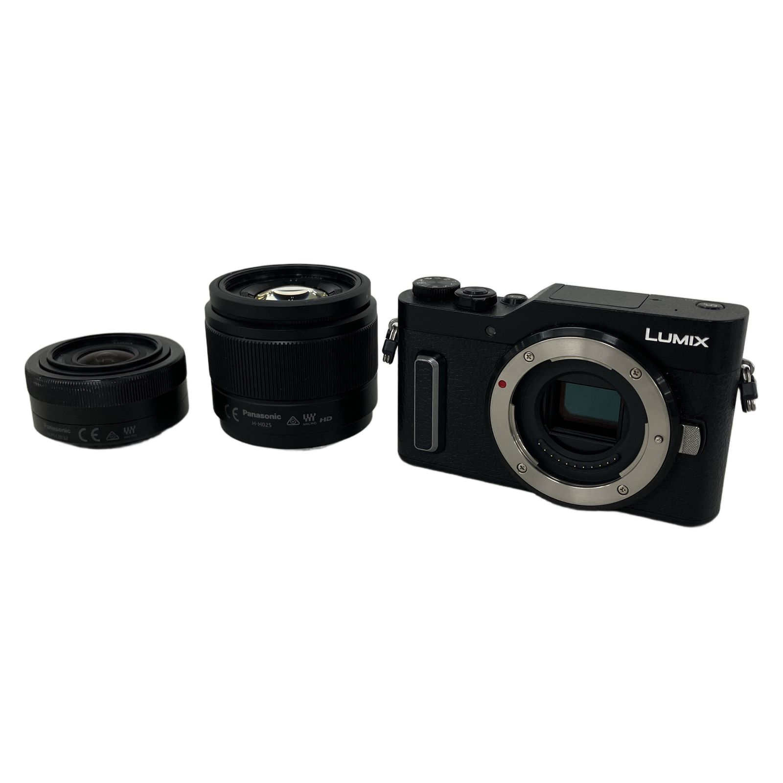 Panasonic LUMIX DC-GF10 ミラーレス一眼 カメラ 12-32mm 25mm ダブル
