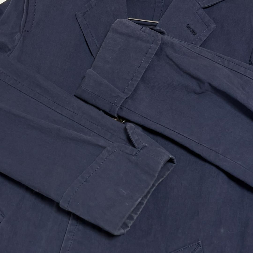 COMME des GARÇONS HOMME トレンチコート　ネイビー コムデギャルソンオムドゥ ウールギャバジン トレンチコート COMME des