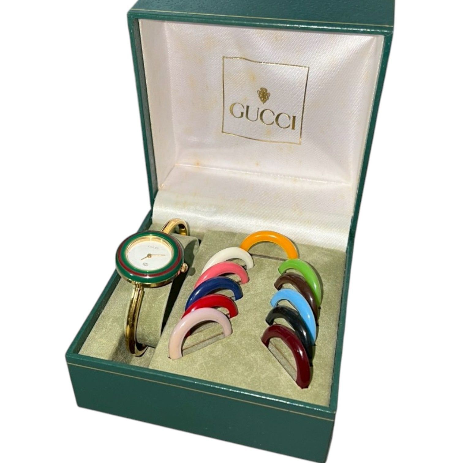 GUCCI チェンジベゼル グッチ 腕時計 ギャランティ 付属 ブレスレット ウォッチ