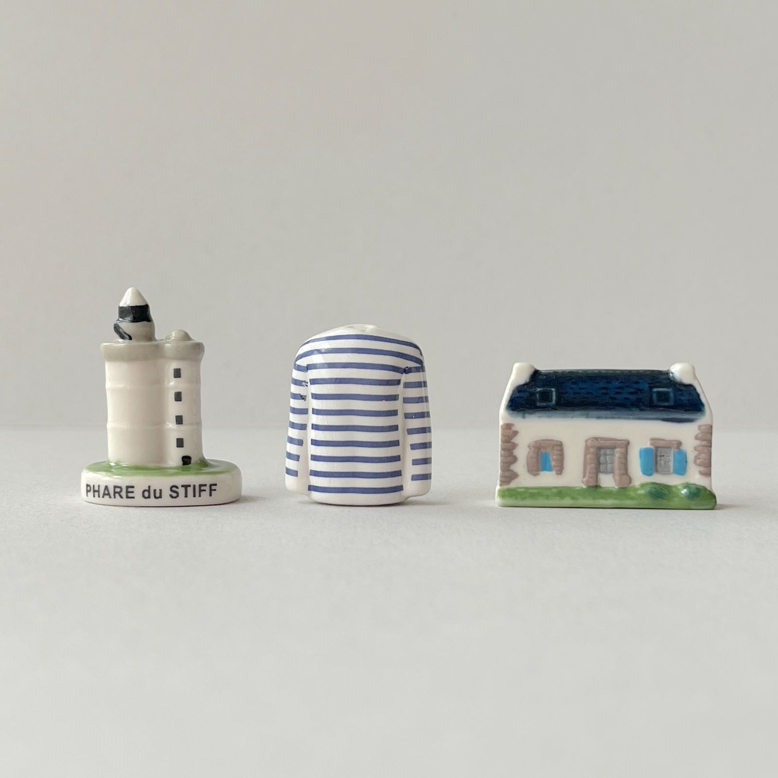 フェーヴ ブルターニュへの旅② 9個 フランス フェーブ ミニチュア陶器