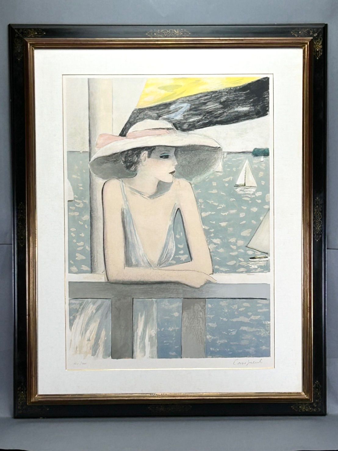 幽玄 シャン ピエール カシニョール ドーヴィル リトグラフ 絵画