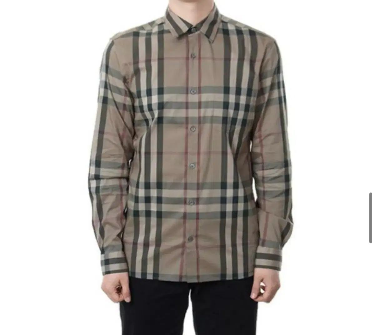 105 バーバリー ネルソンチェック シャツ