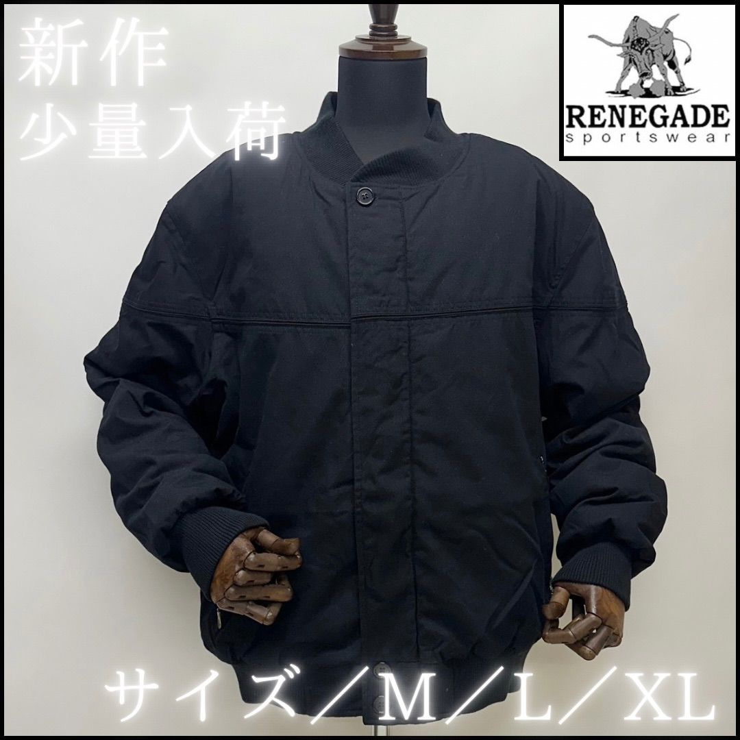 Renegade Sports レネゲードスポーツ ダービージャケット ブラック アメカジ アウトドア スポーツ ワーク 保温性 耐朽性 中綿 古着MIX ペイズリー柄 M L XL メンズライク ユニセックス 少量入荷 1370