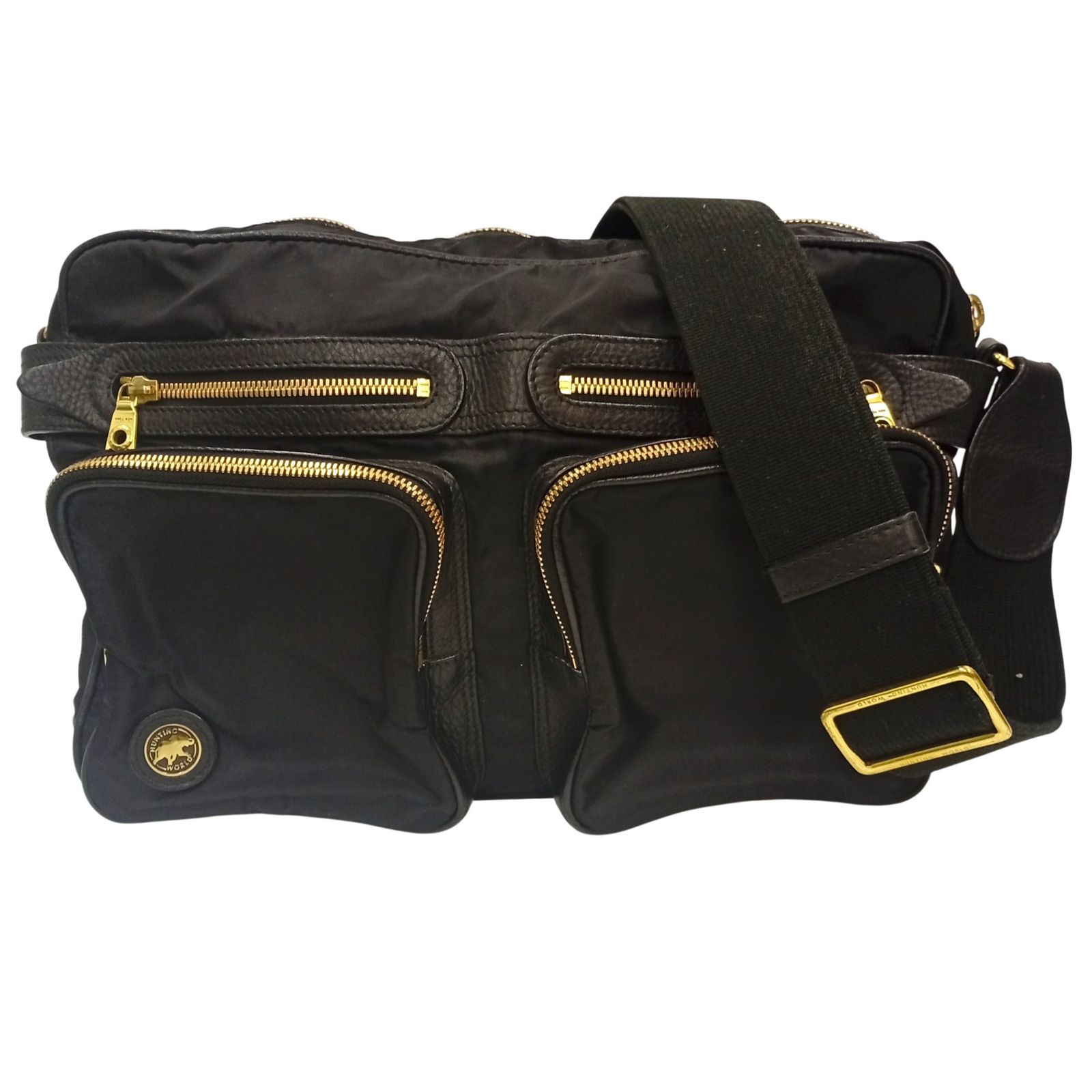 HUNTINGWORLD ハンティングワールド ナイロン ショルダーバッグ 斜め