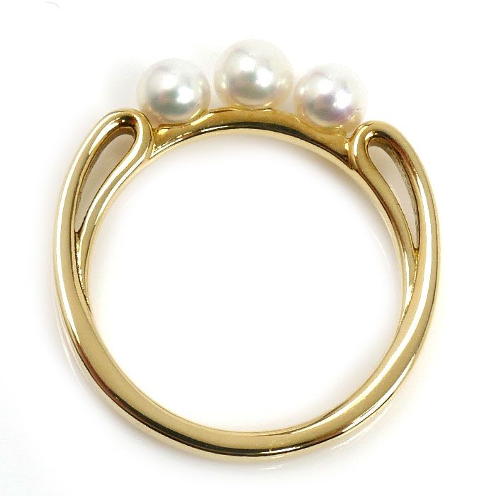 MIKIMOTO ミキモト K18YG イエローゴールド リング・指輪 PR-1476K