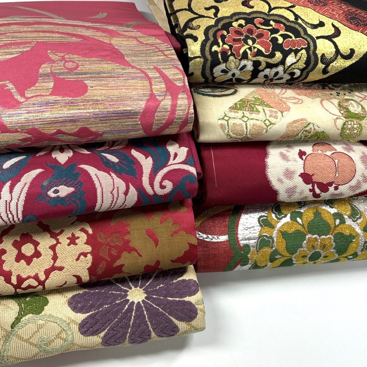 アンティーク 名古屋帯 8枚 正絹 帯まとめ売り 同梱購入歓迎 リメイク