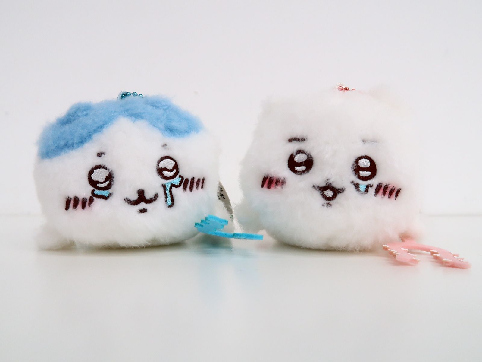 2点セット ちいかわ・ハチワレ ほわほわマスコット 失敗しちゃった